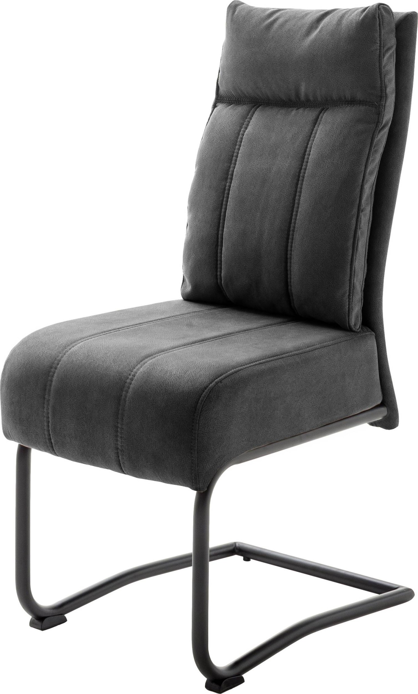 Bequemer Schwingstuhl In Stilvollem Grau Für Entspanntes Sitzen